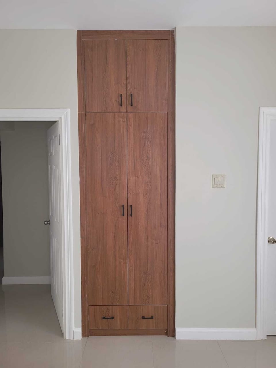 First Floor Bedroom Closet.