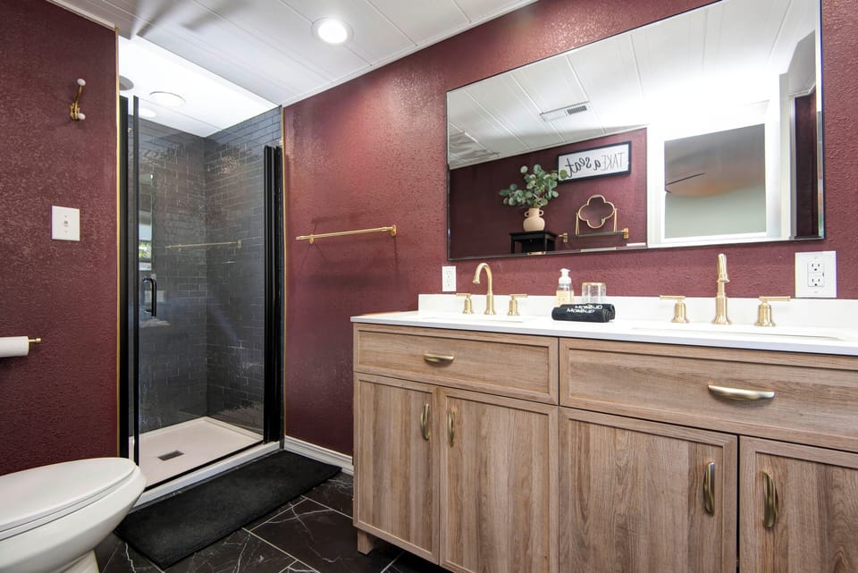 Bathroom off of the master bedroom