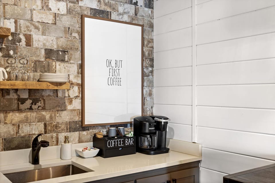 Coffee Corner: Wake up to your own barista station—brewing fun every morning!