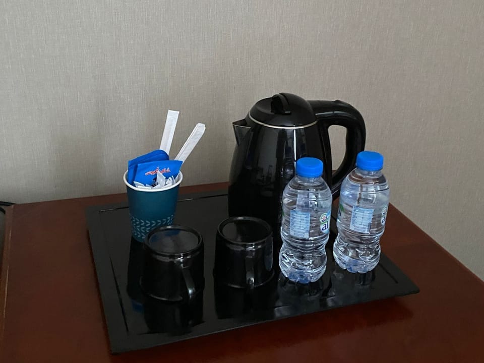 In-room safe, desk, laptop workspace, blackout drapes
