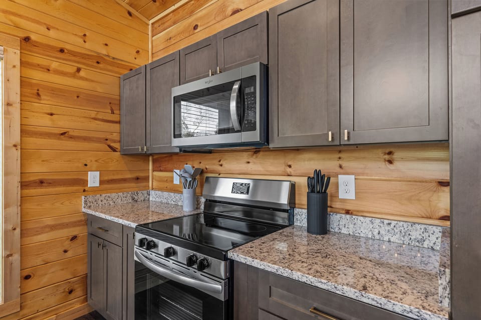 Fully equipped kitchen with all cooking essentials