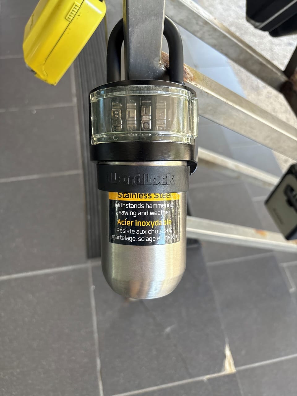 Lock box for self check in 