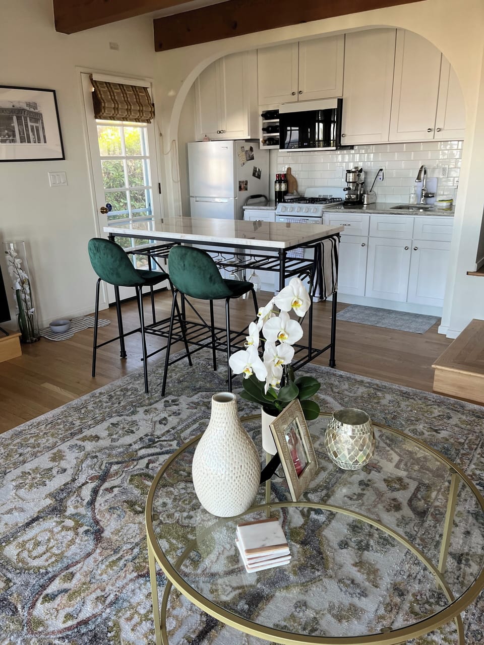 Kitchen + Dining Table View