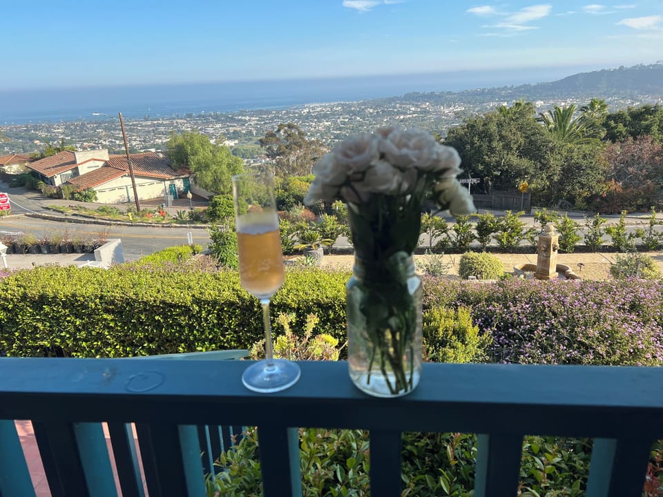 View from the patio