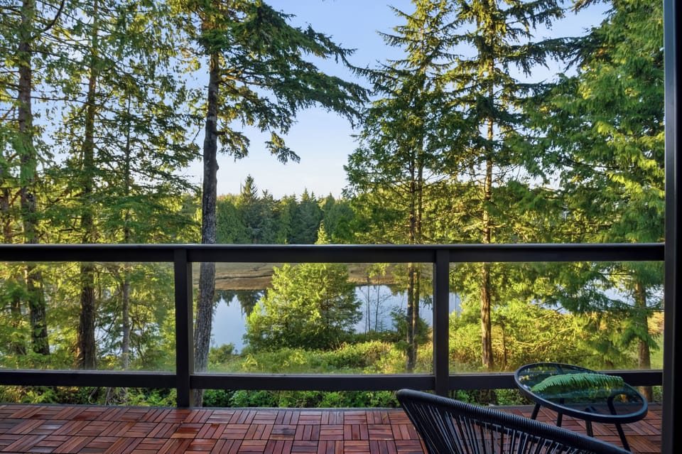 Balcony seating, perfect for a quiet morning coffee.