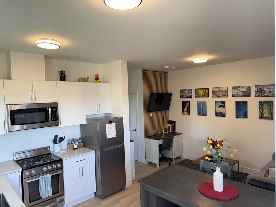 Kitchen and main living