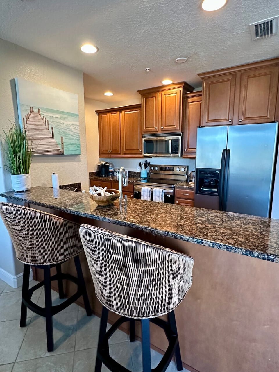Kitchen and bar seating