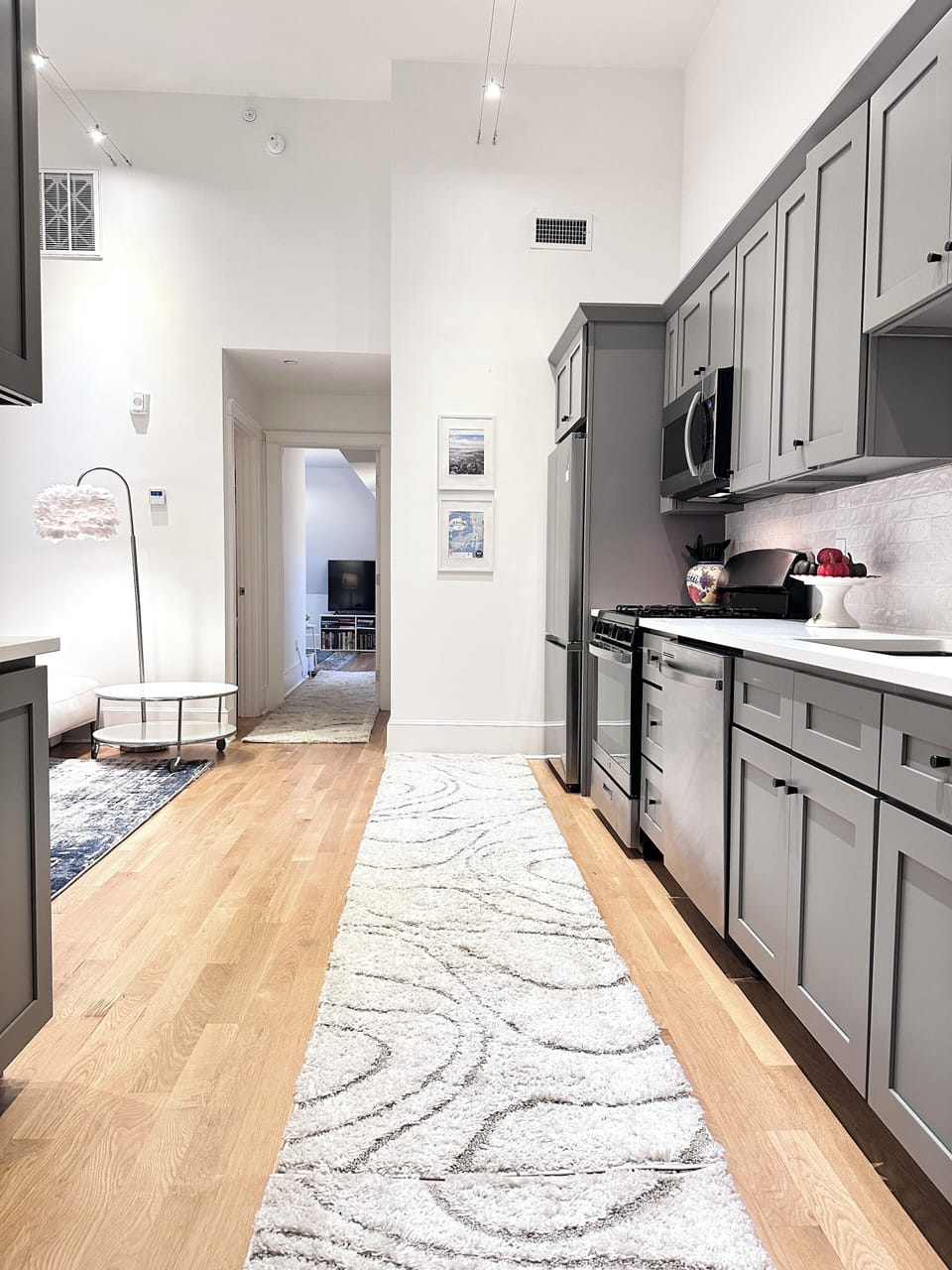 Spacious layout lets you cook, chat, and connect freely with family or friends