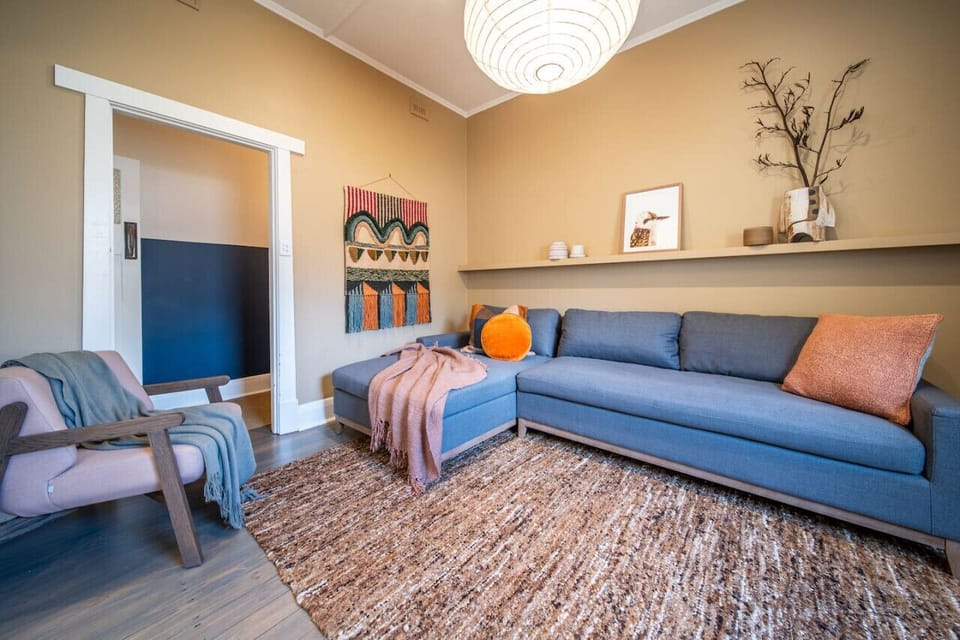 Gather in the living space for quiet evenings, movie nights, or simply doing nothing at all.