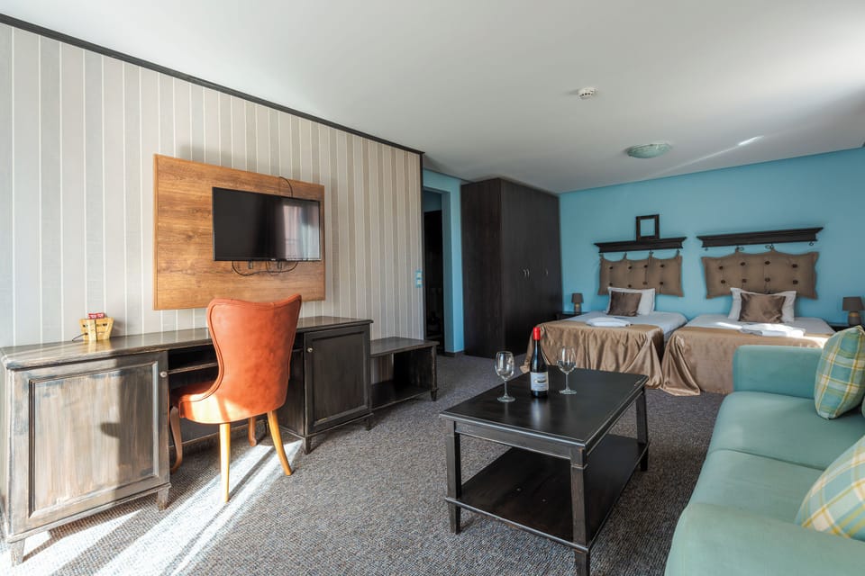 Deluxe Double or Twin Room, Balcony, Mountain View | Desk, free WiFi, bed sheets