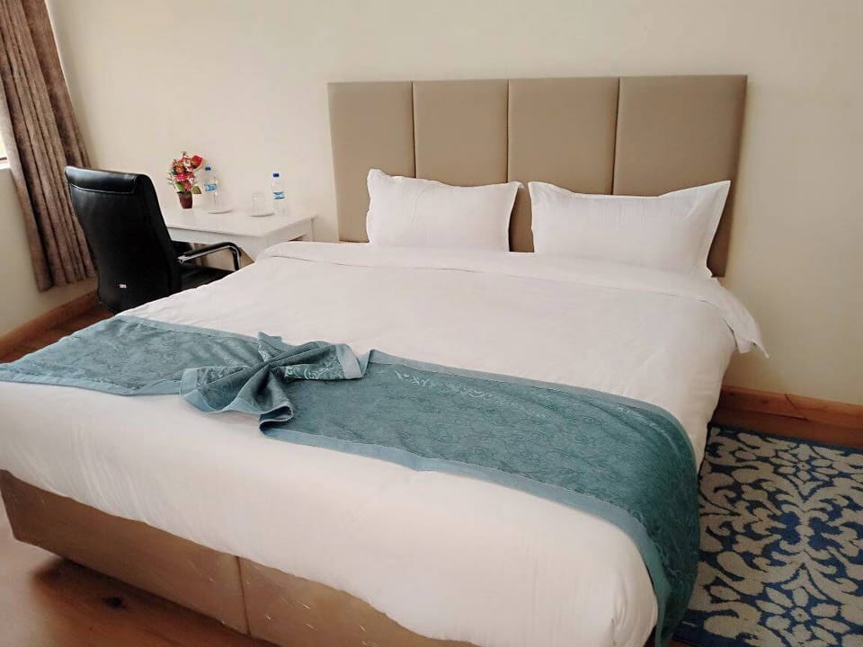 Comfort Double or Twin Room, Balcony, Garden View | In-room safe, desk, laptop workspace, iron/ironing board