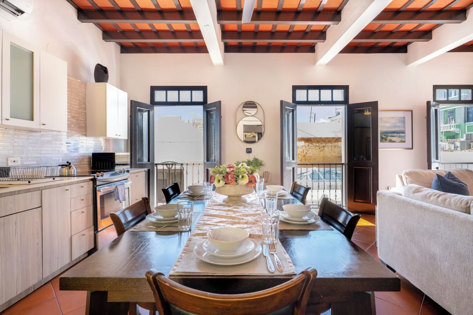 Enjoy meals together in this bright, open dining space.