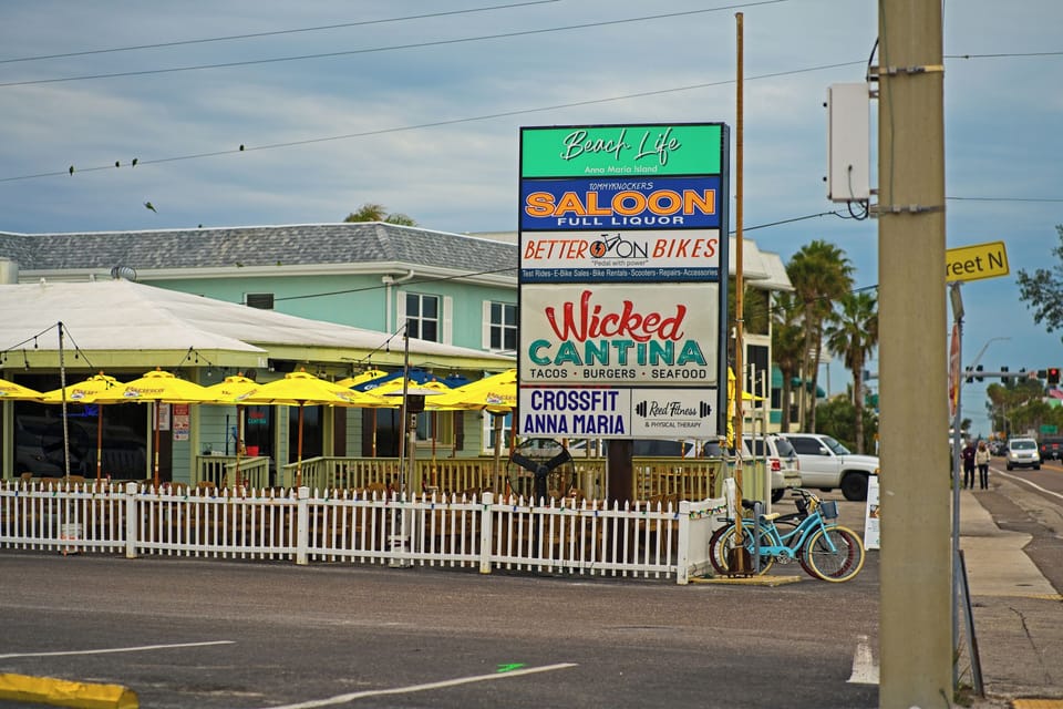 Plaza across the street