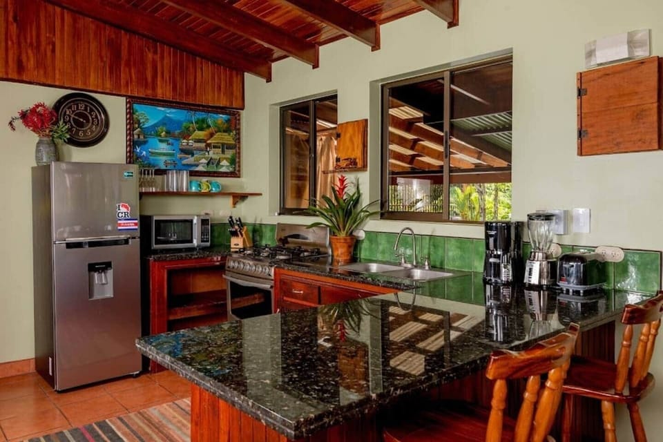 Well equipped kitchen of the 3 BR Villa