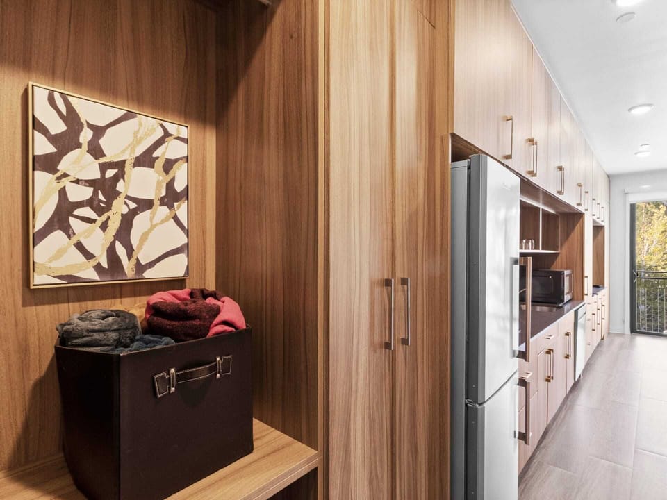 Entry with bench and storage