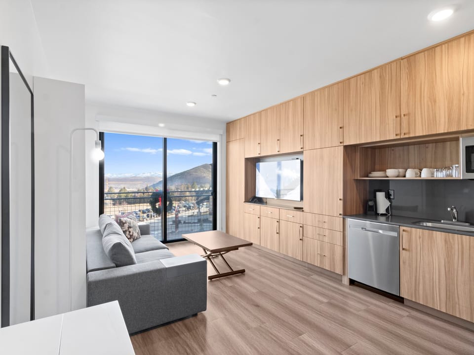 Studio Living Area / Kitchenette