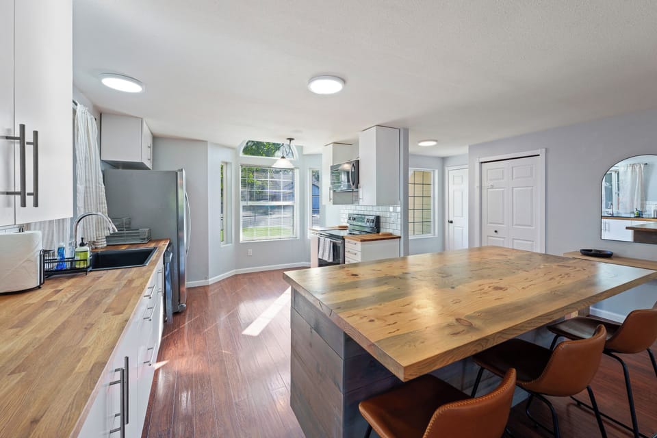 Natural light and deck access