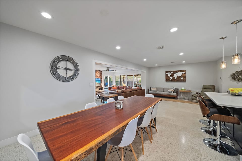 Gather the family around the dining area for a night in!