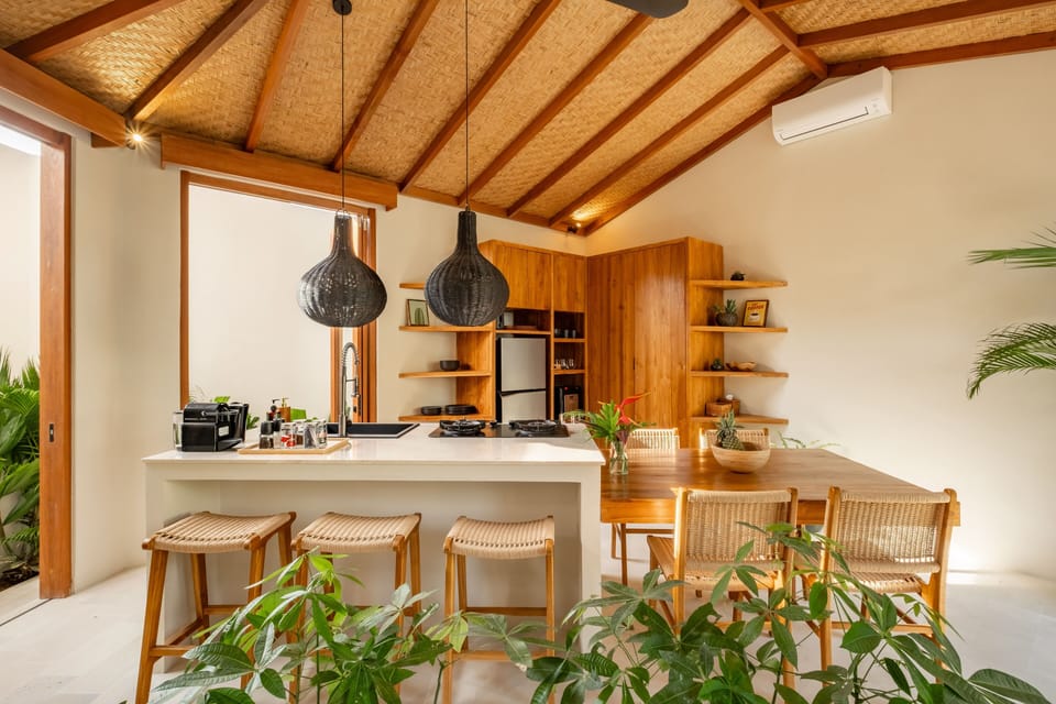 Deluxe Villa, Patio, Pool View | Private kitchen | Electric kettle