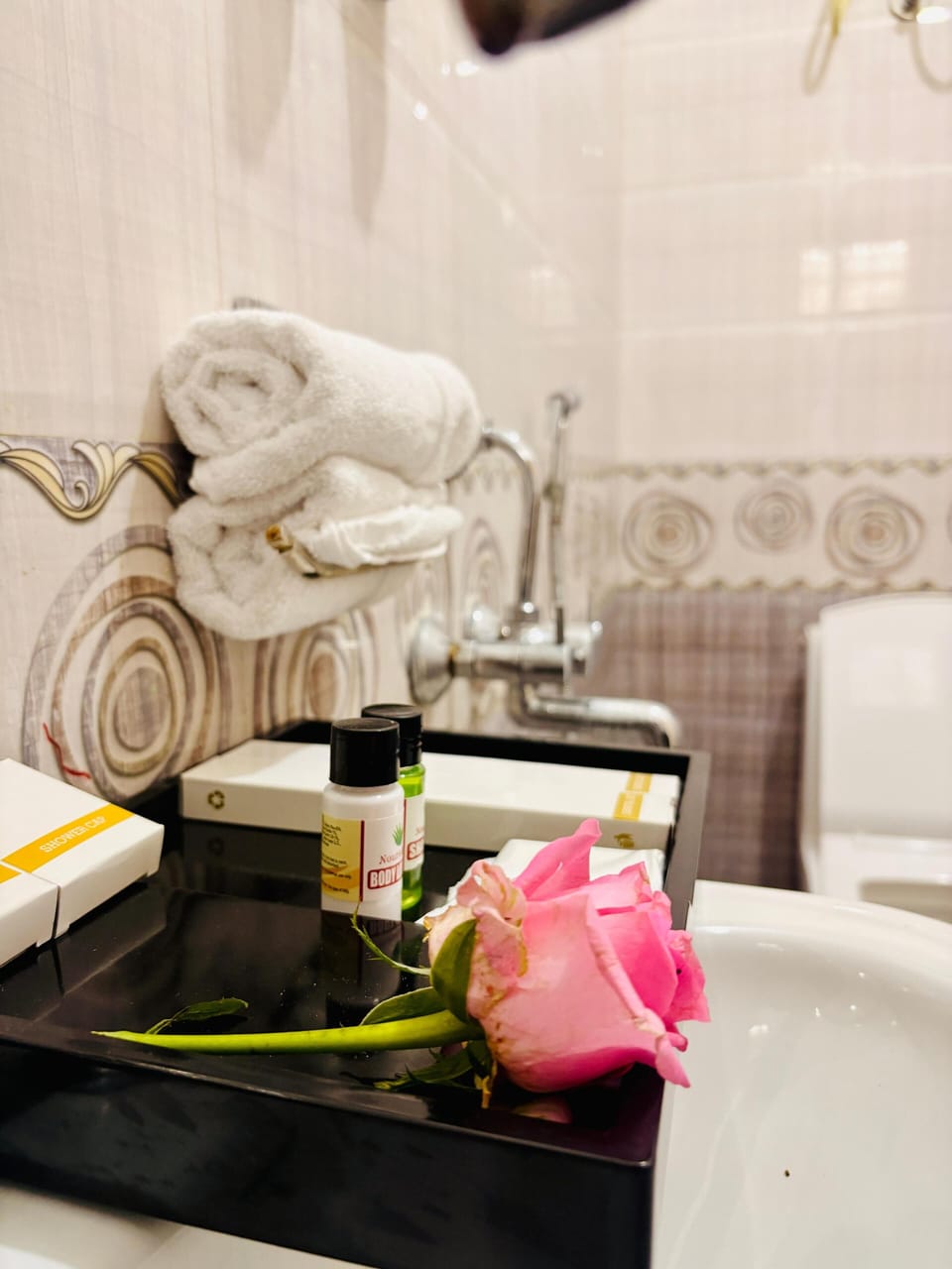 Standard Double Room, Garden View | Bathroom | Free toiletries, towels, soap, shampoo
