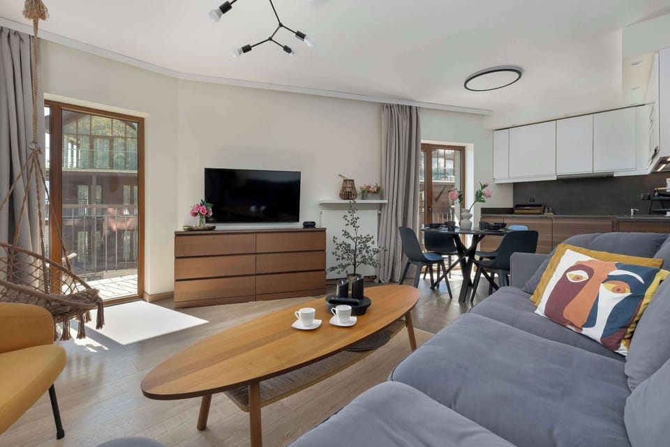 The modern interior with designer details ensures your time here feels both enjoyable and stylish.