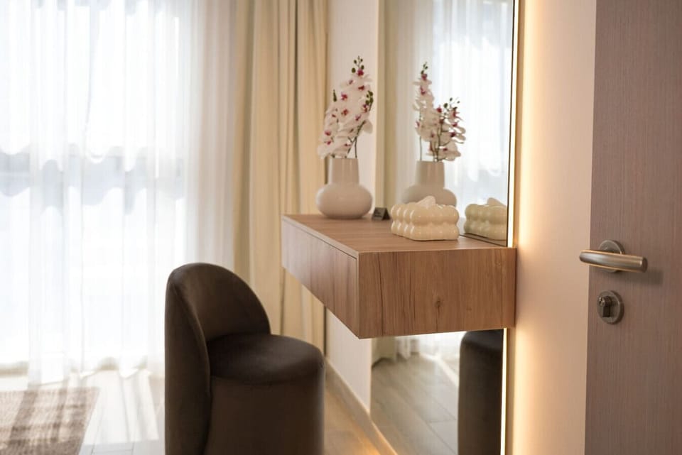 Luxury living, one bedroom apartment in Yas Island, by Nestscaping Luxury Stays.