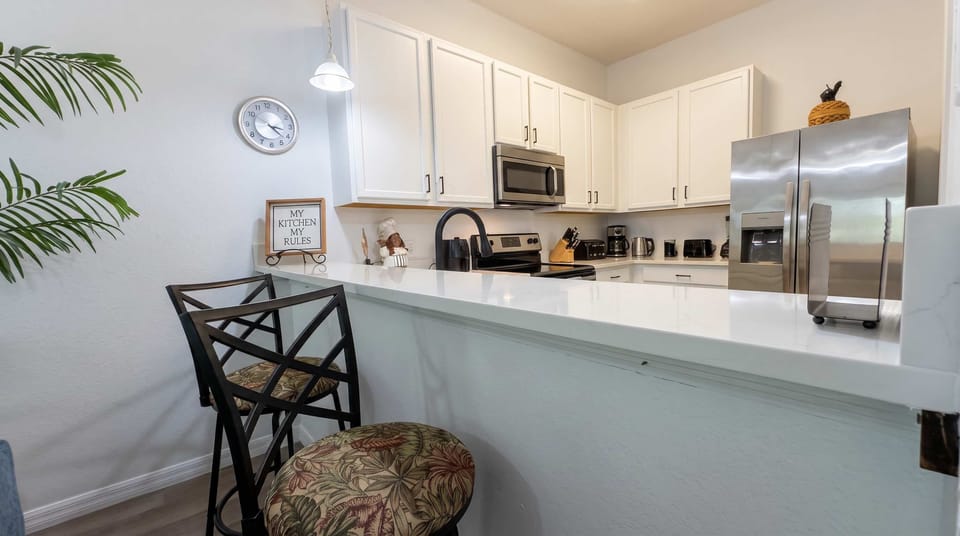 Counter breakfast bar for 2