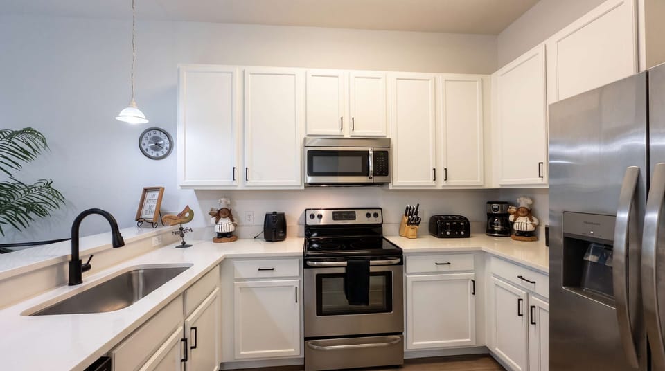 Prepare your favorite meals in the full kitchen