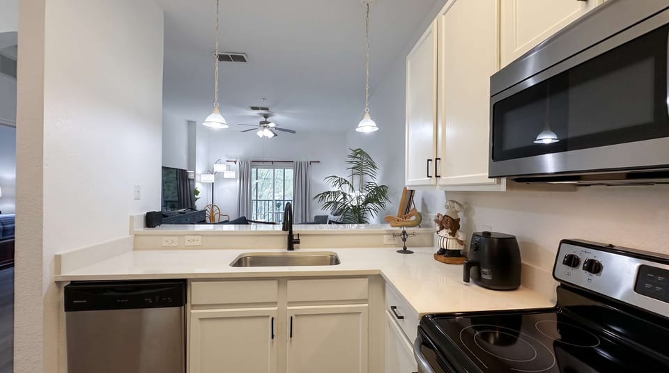 Prepare your favorite meals in the full kitchen