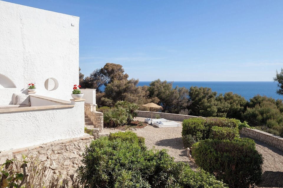 Multiple terraces and flourishing gardens offer plenty of space for guests.
