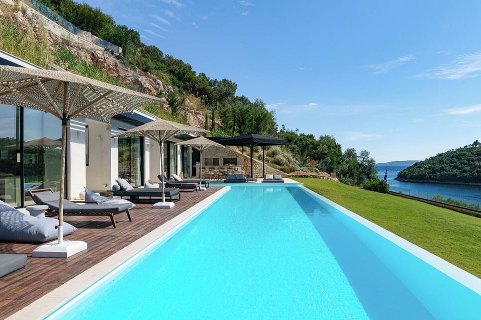 The gorgeous pool and sea views at Atlas.