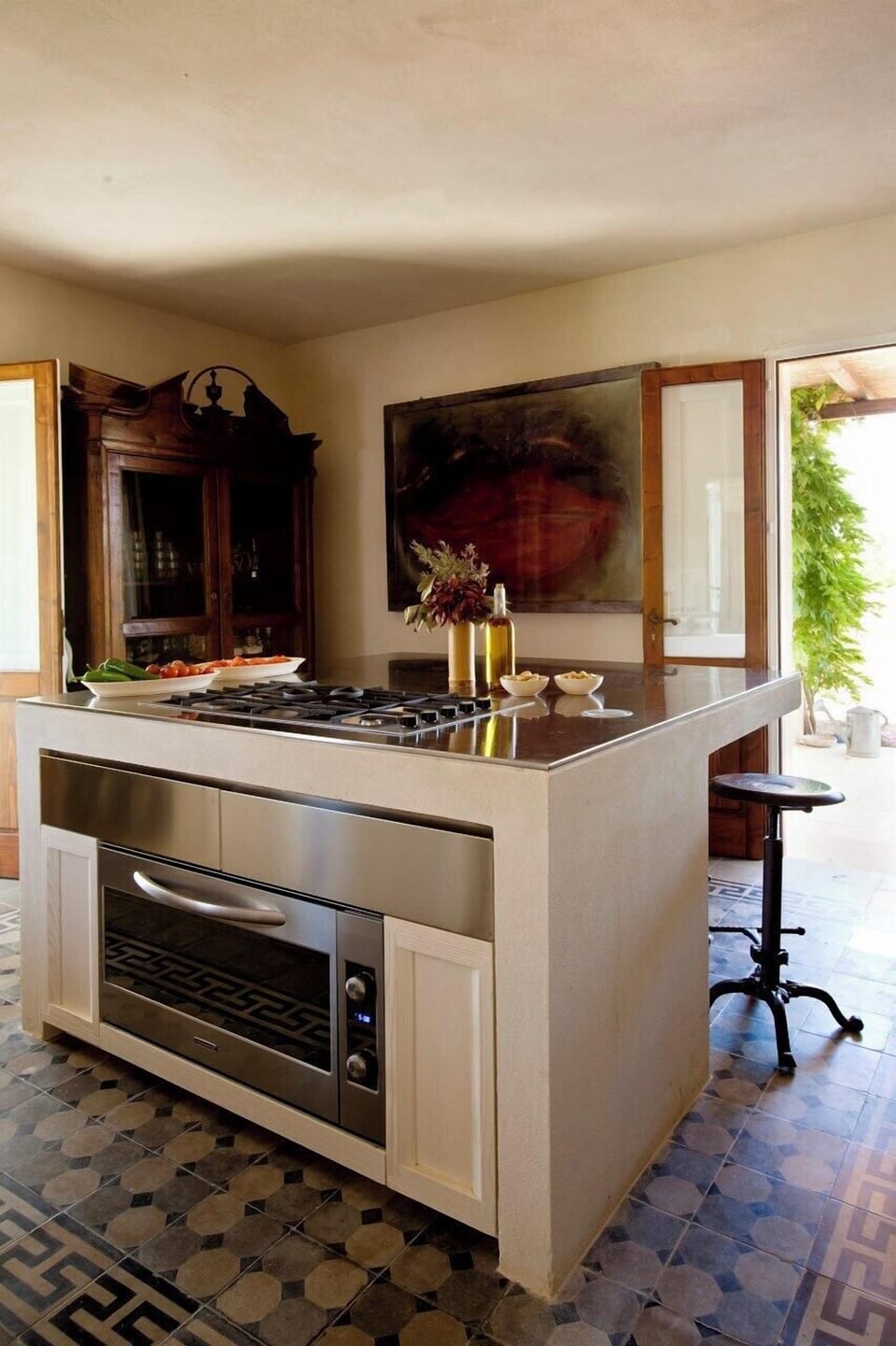 Another shot of the kitchen, with its access to the al fresco dining area.