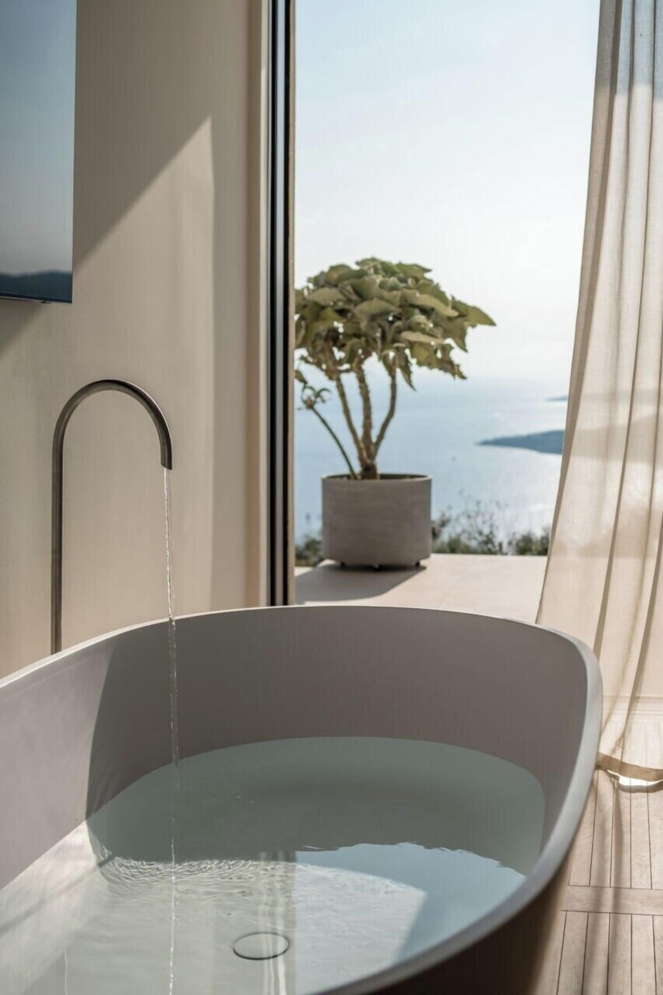 Bathing in style.