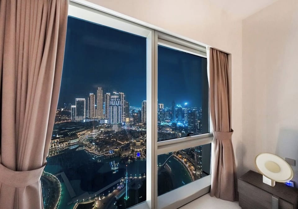 Experience the enchantment of Downtown Dubai from your private window.