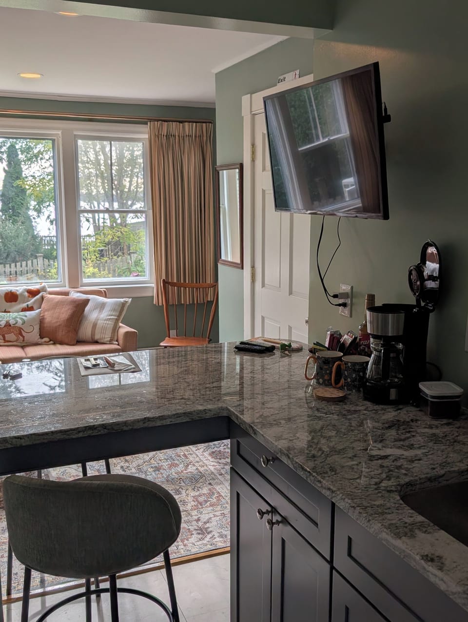 Brand new open kitchen.