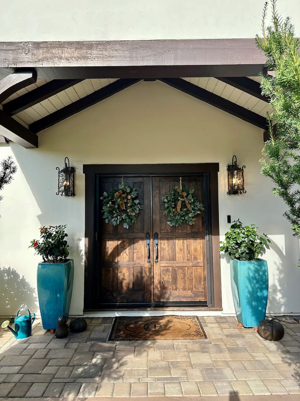Front door portico