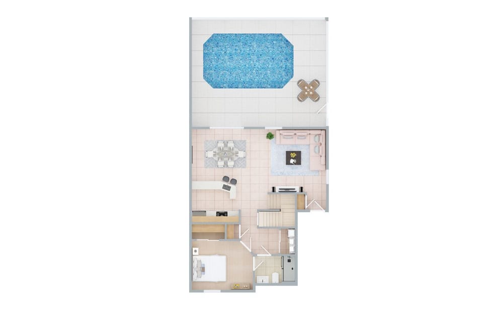 Floor plan of the home