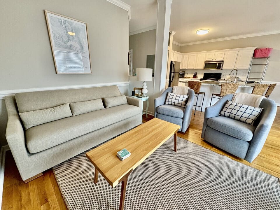 Living room with pull out sofa