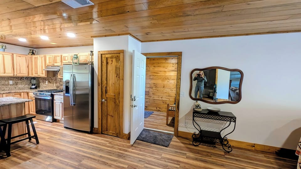 Front door with Foyer beyond