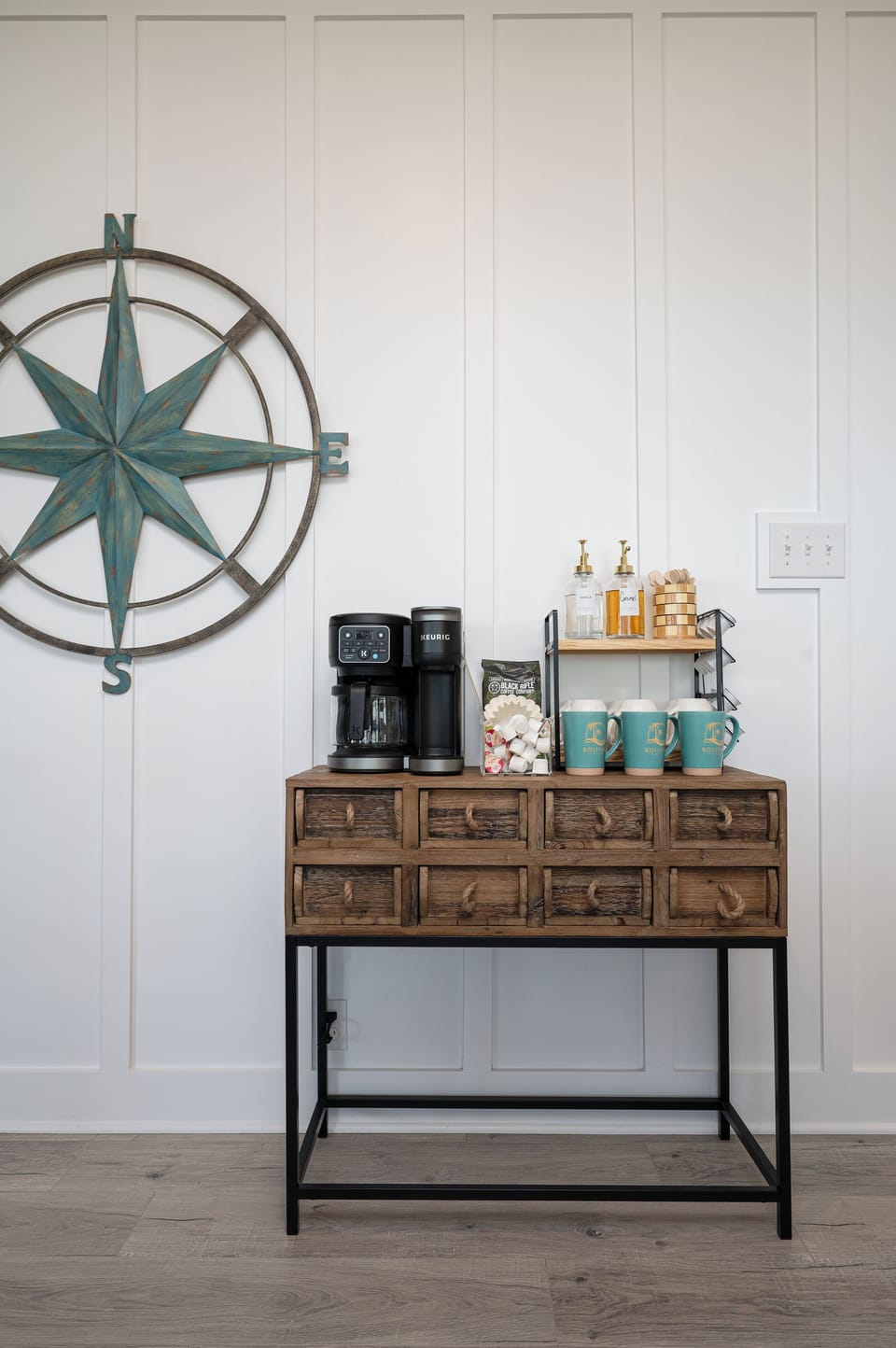 Start your day the right way. Our kitchen is equipped with a coffee maker to help you get energized for a day on the beach.