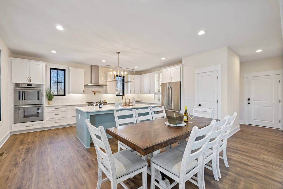High end touches make this gourmet kitchen feel luxurious
