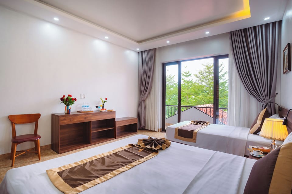 Standard Triple Room, Garden View | Individually decorated, individually furnished, desk, laptop workspace