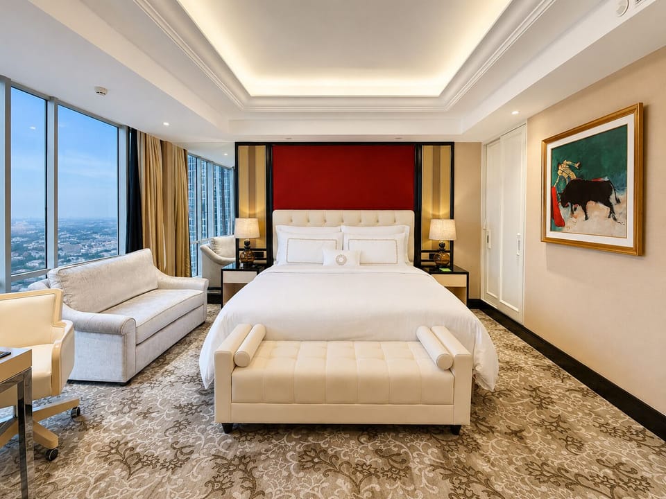 Celebrity Suite Room | Premium bedding, pillowtop beds, free minibar items, desk