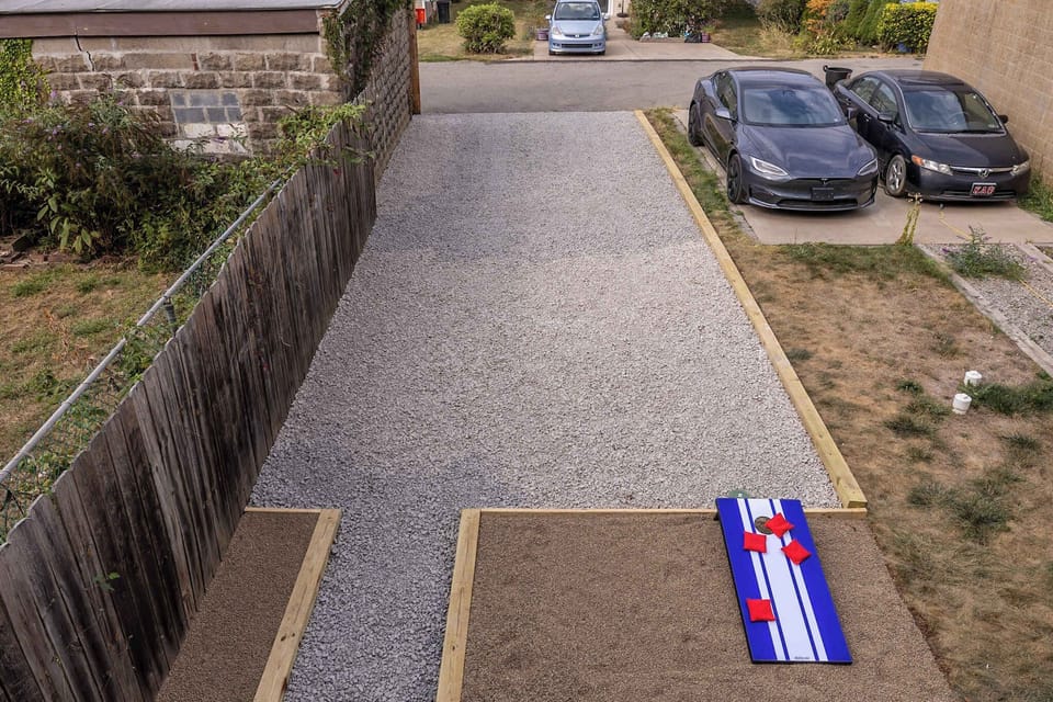 No street parking stress here—our Pitt Vibes stay includes dedicated space for 2 cars plus a backyard game zone that’s ready when you are.