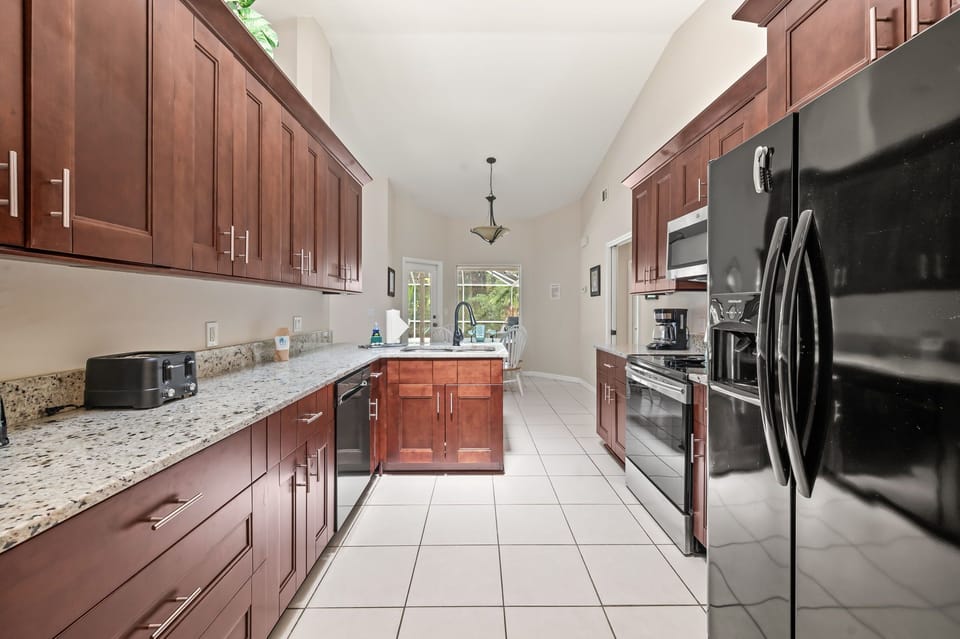 Fully equipped kitchen ready for your cooking adventures.