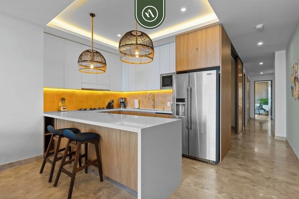 Condo, 1 King Bed with Sofa bed, Jetted Tub, Ocean View (Naarena 401) | Private kitchen