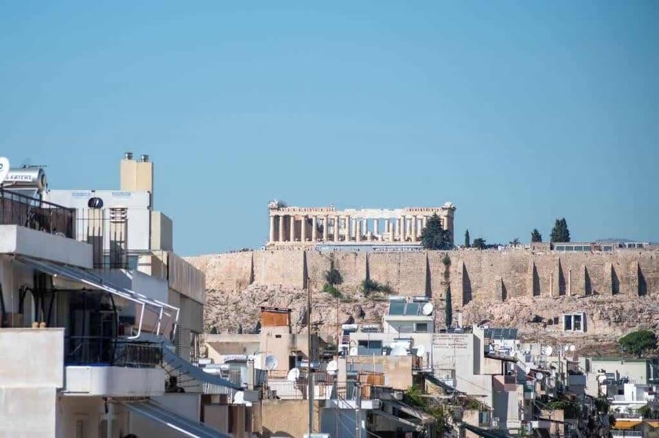 Iconic Acropolis panorama rising above the city, delivering a truly memorable and inspiring backdrop daily.