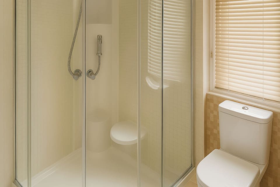 Cottage | Bathroom | Shower, hair dryer