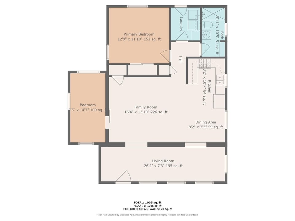 House, Multiple Beds (Lemon Drop) | Floor plan