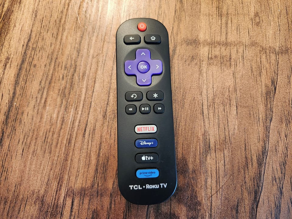 roku TV in living room